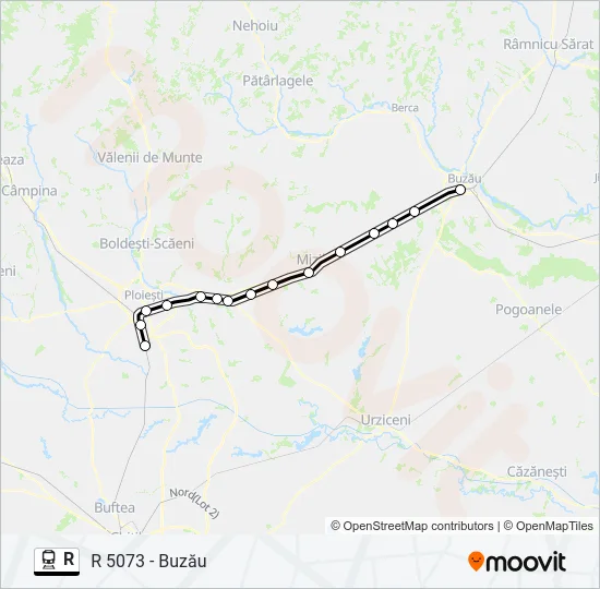 R Train Line Map