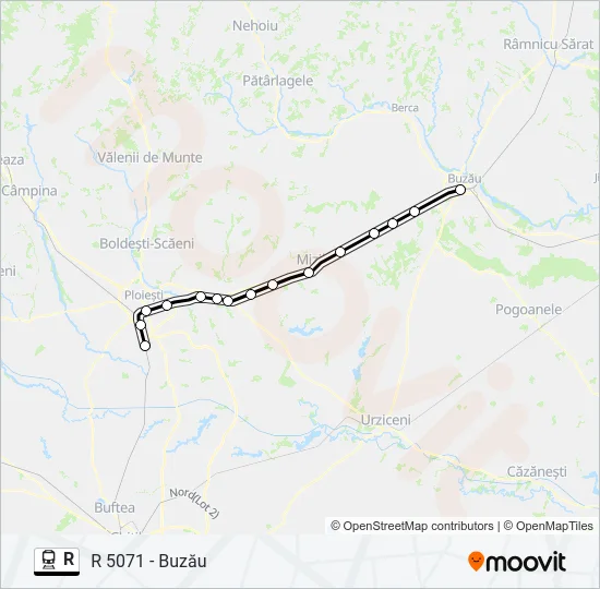 R Train Line Map