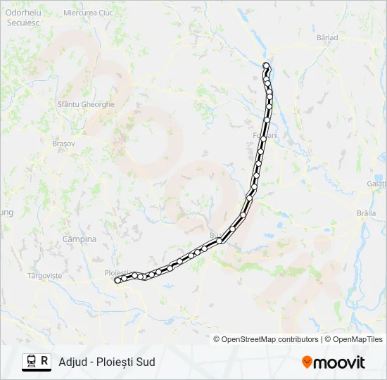 R Train Line Map