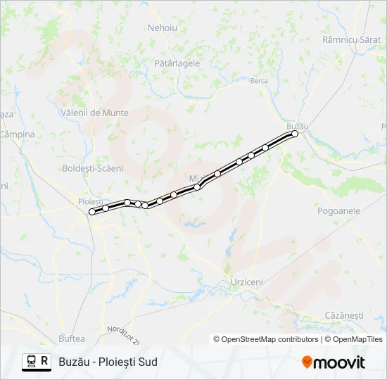 R Train Line Map