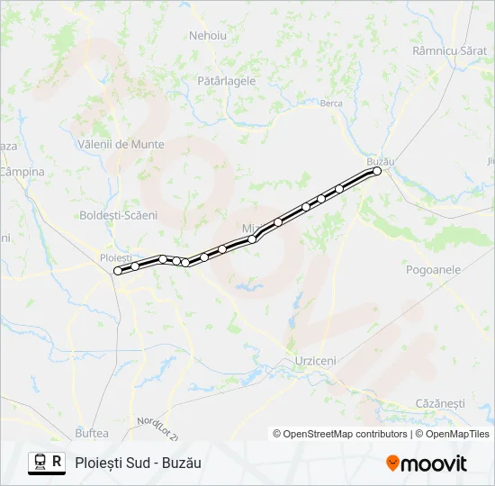 R Train Line Map