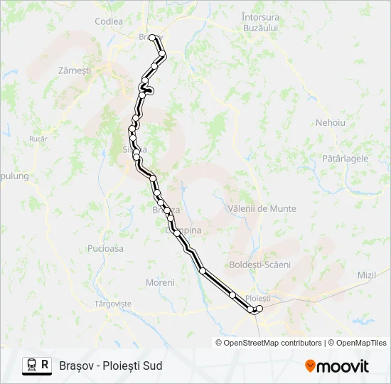 R Train Line Map
