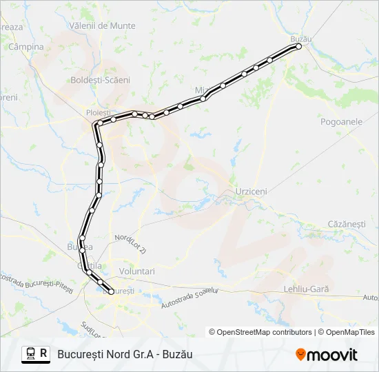 R Train Line Map