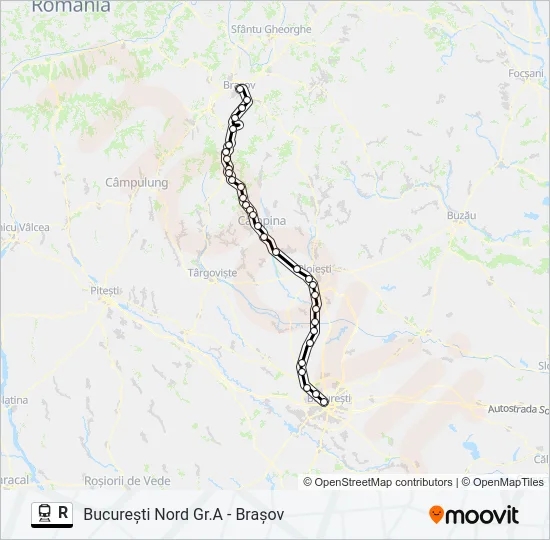 R Train Line Map