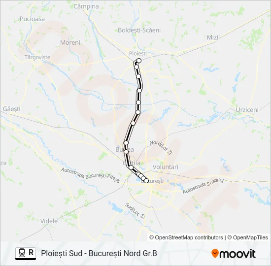 R Train Line Map