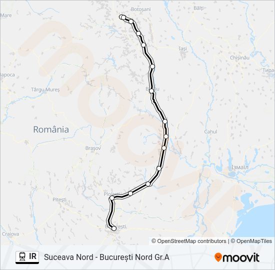 IR train Line Map