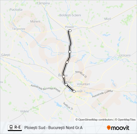 re Route: Schedules, Stops & Maps - R-E 5006 - Bucureşti Nord Gr.A ...