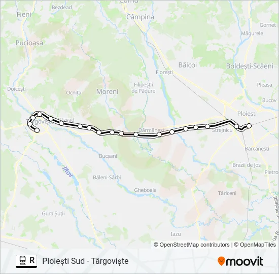 R Train Line Map