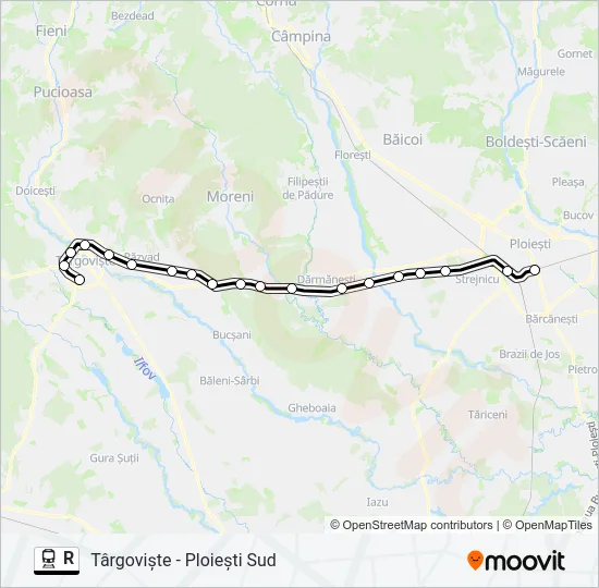 R Train Line Map