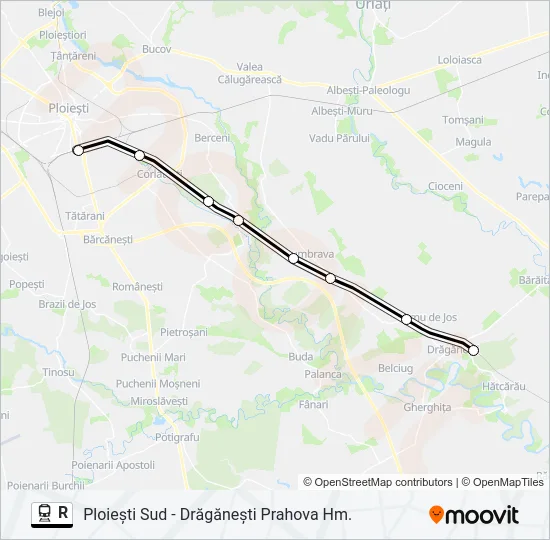 R Train Line Map