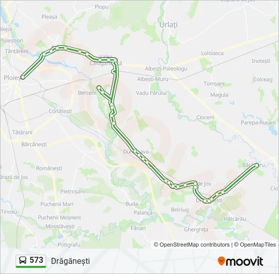 573 Bus Line Map