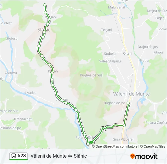 528 Bus Line Map