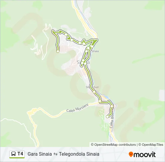 T4 Bus Line Map