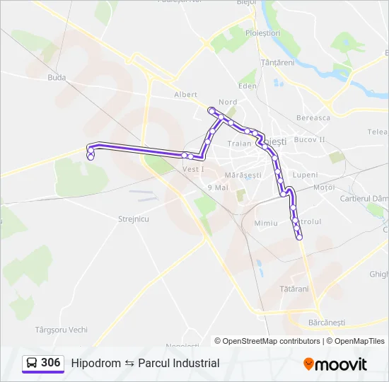 306 Bus Line Map