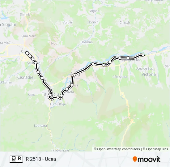 R Train Line Map