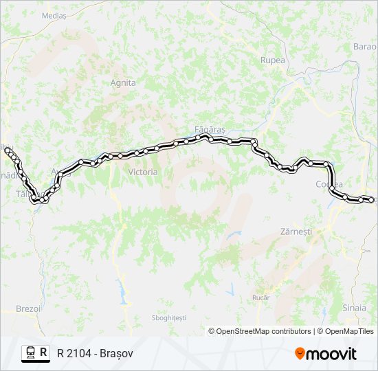 R train Line Map