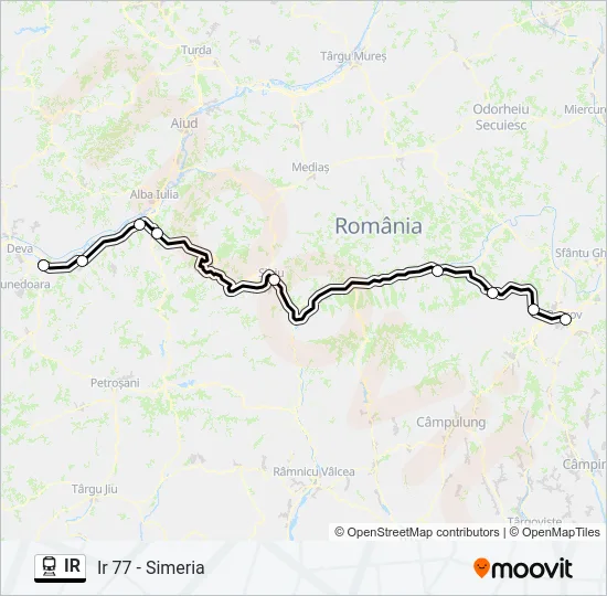 IR Train Line Map