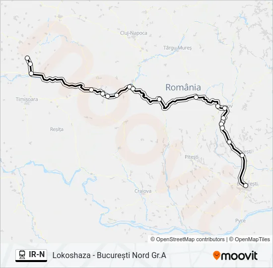 IR-N Train Line Map