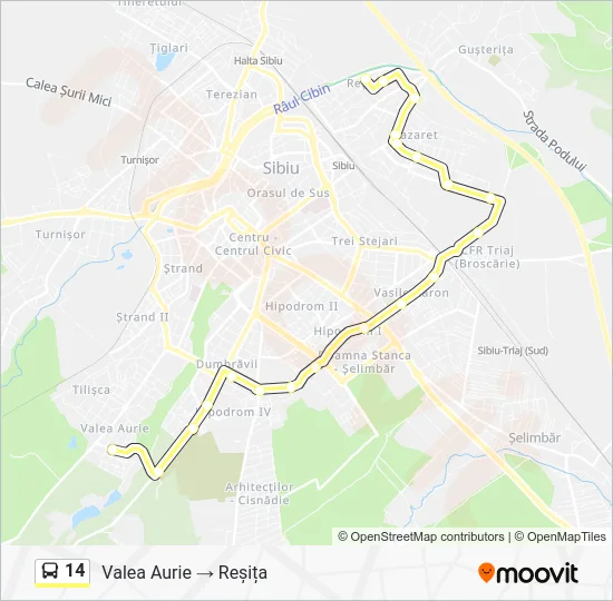 Traseu 14 Program Sta ii H r i Valea Aurie Re i a Actualizat 