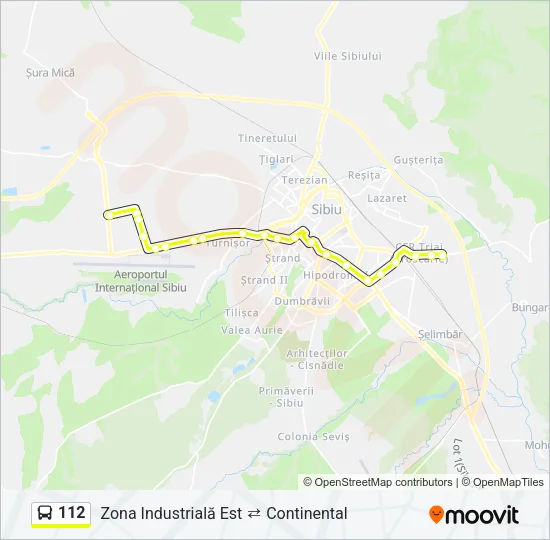 112 Bus Line Map