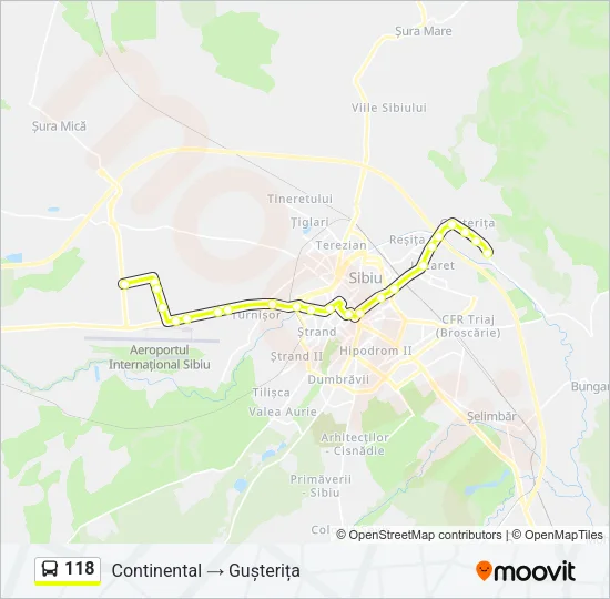 118 Bus Line Map