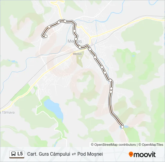 L5 Bus Line Map