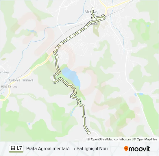 L7 Bus Line Map