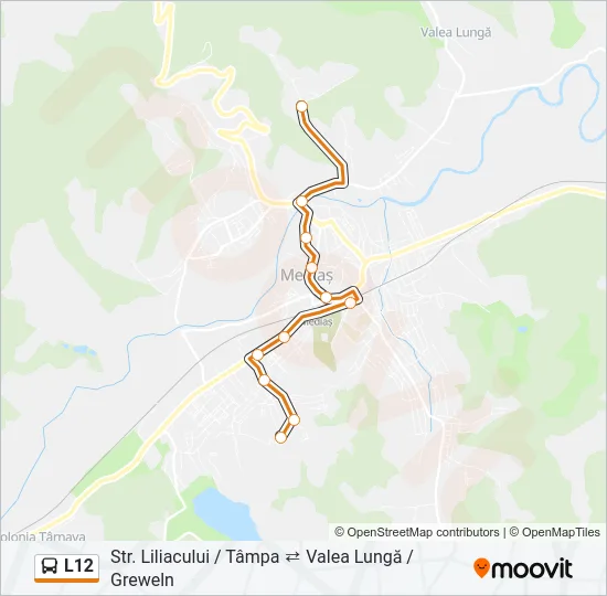 L12 Bus Line Map