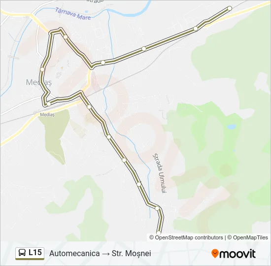L15 Bus Line Map