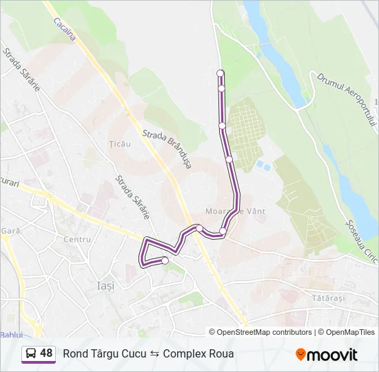 48 Bus Line Map
