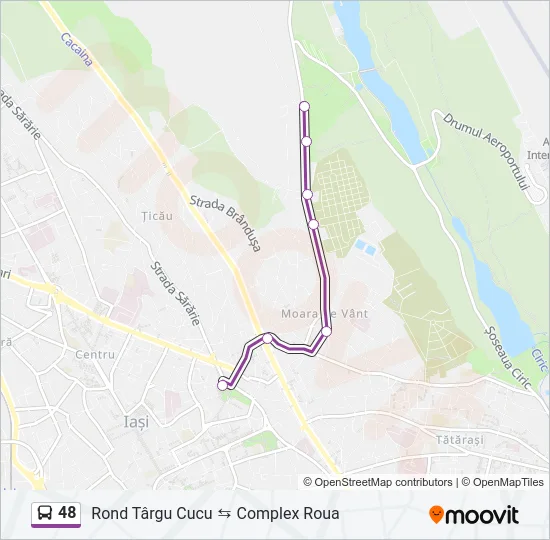 48 Bus Line Map