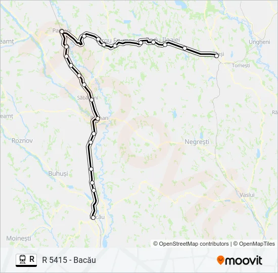 R Train Line Map