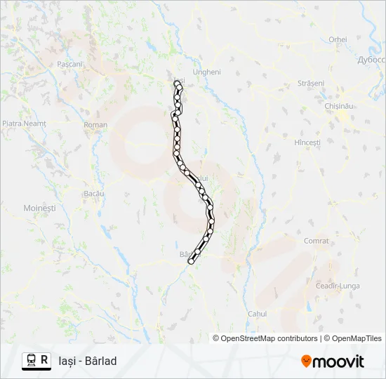 R Train Line Map