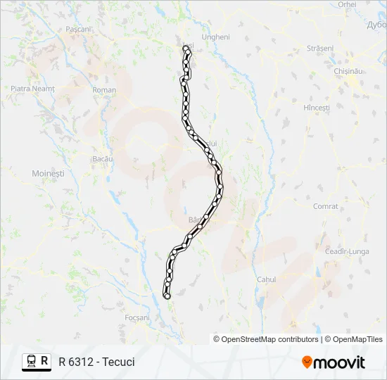 R Train Line Map