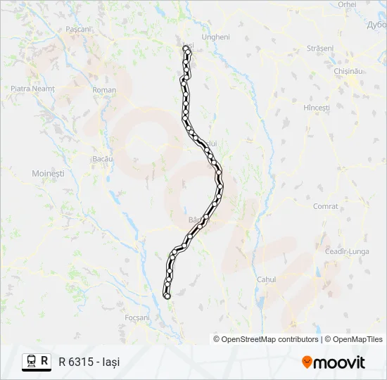 R Train Line Map