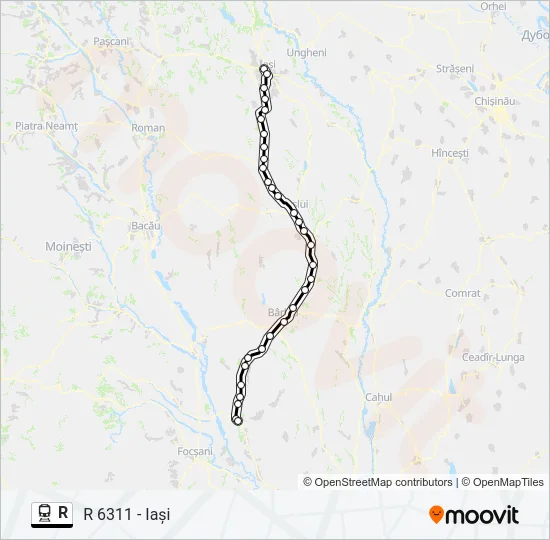 R Train Line Map
