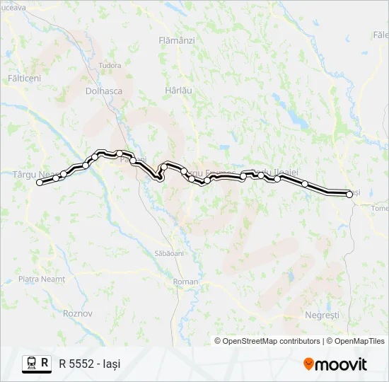 R Train Line Map
