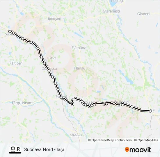 R Train Line Map