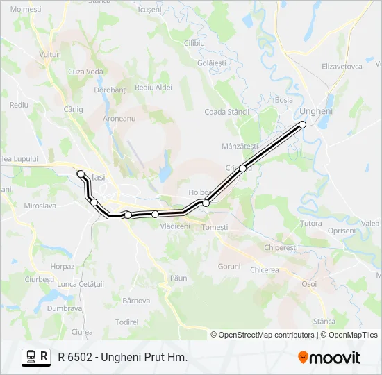 R Train Line Map