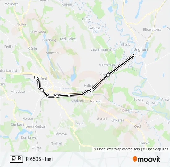 R Train Line Map