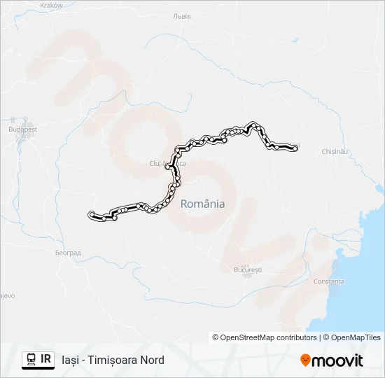 IR Train Line Map