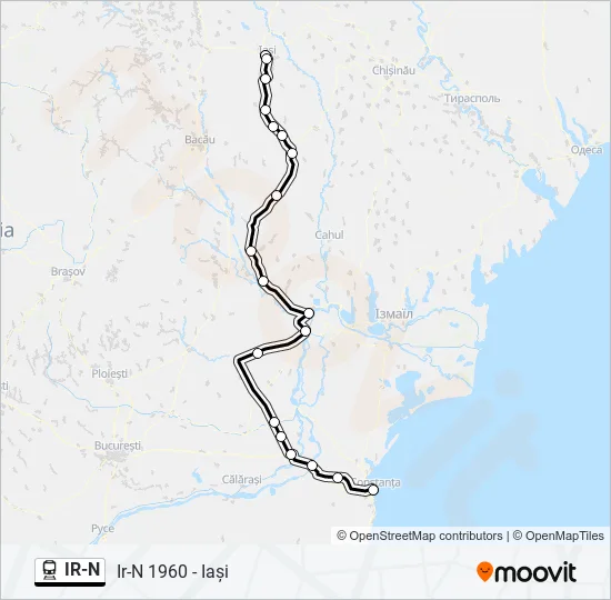 IR-N Train Line Map