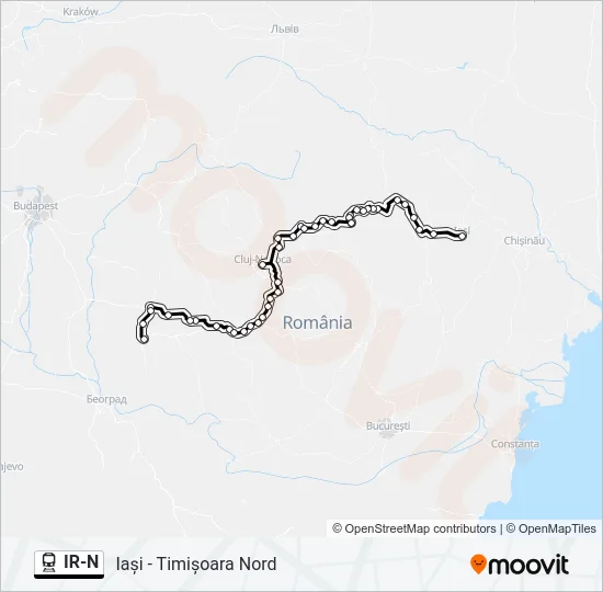 IR-N Train Line Map