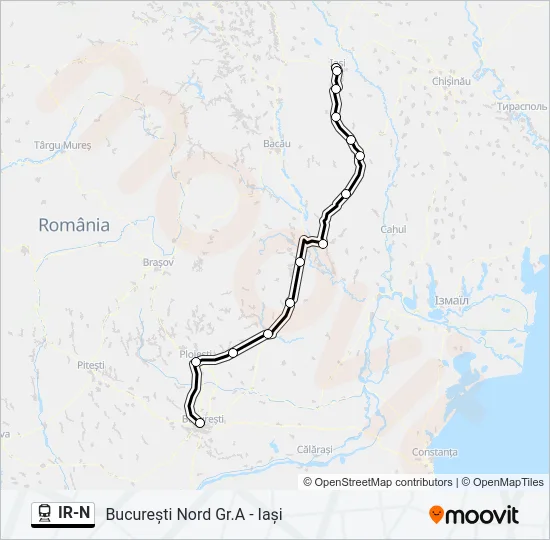 IR-N Train Line Map