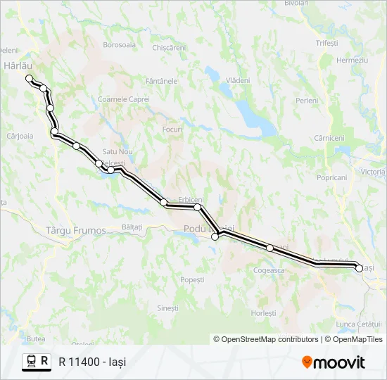 R Train Line Map