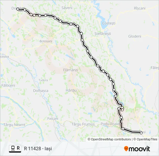 R Train Line Map
