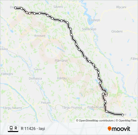 R Train Line Map