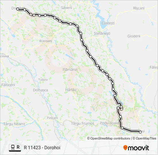 R Train Line Map