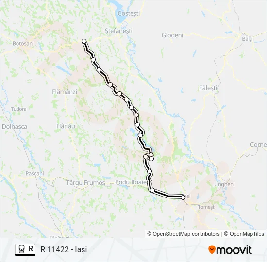 R Train Line Map