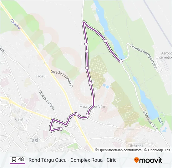 48 Bus Line Map